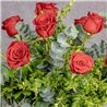 12 ROSAS TALLO MEDIO ROJA