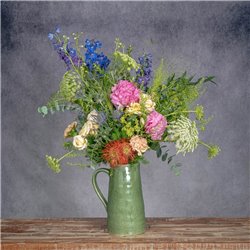 JARRA CERÁMICA FLORAL